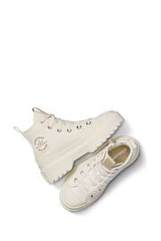 Converse Cream Lugged Lift Junior Trainers - Image 5 of 10