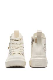 Converse Cream Lugged Lift Junior Trainers - Image 8 of 10
