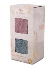 Totes Pink/Grey Ladies Chenille Bed 2 Pack Socks - Image 5 of 5