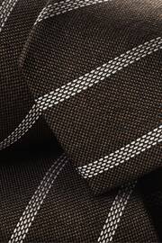 Charles Tyrwhitt Brown Silk Stripe Tie - Image 2 of 2