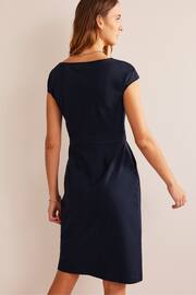 Boden Blue Black Florrie Jersey Dress - Image 2 of 4