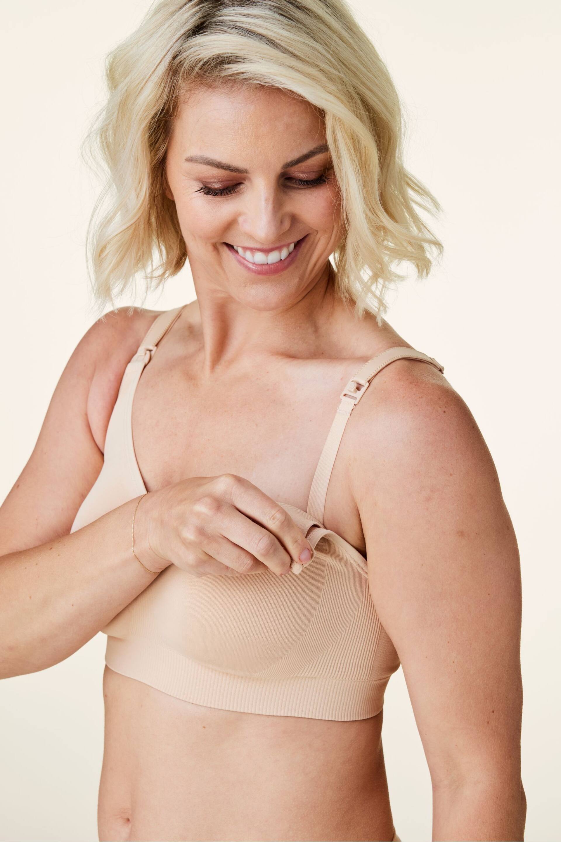 Bravado Nude Sustainable Body Silk Seamless Nursing Bra - Image 4 of 5
