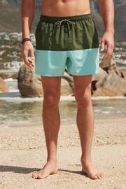 Green/Blue 50/50 Swim Shorts - Image 2 of 12