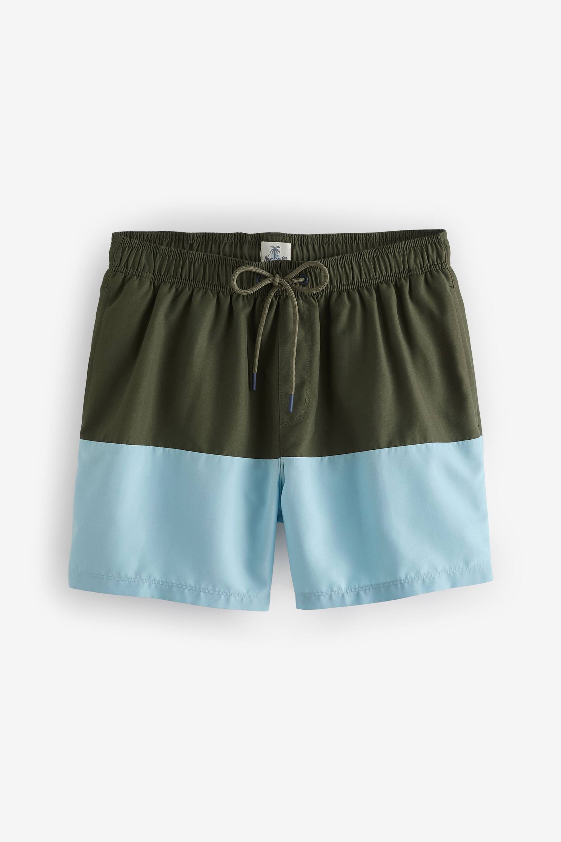 Green/Blue 50/50 Swim Shorts - Image 7 of 12