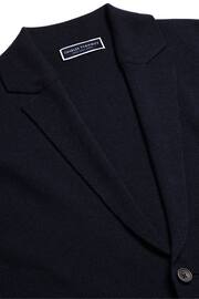 Charles Tyrwhitt Blue Pure Merino Sb Button Blazer - Image 5 of 6