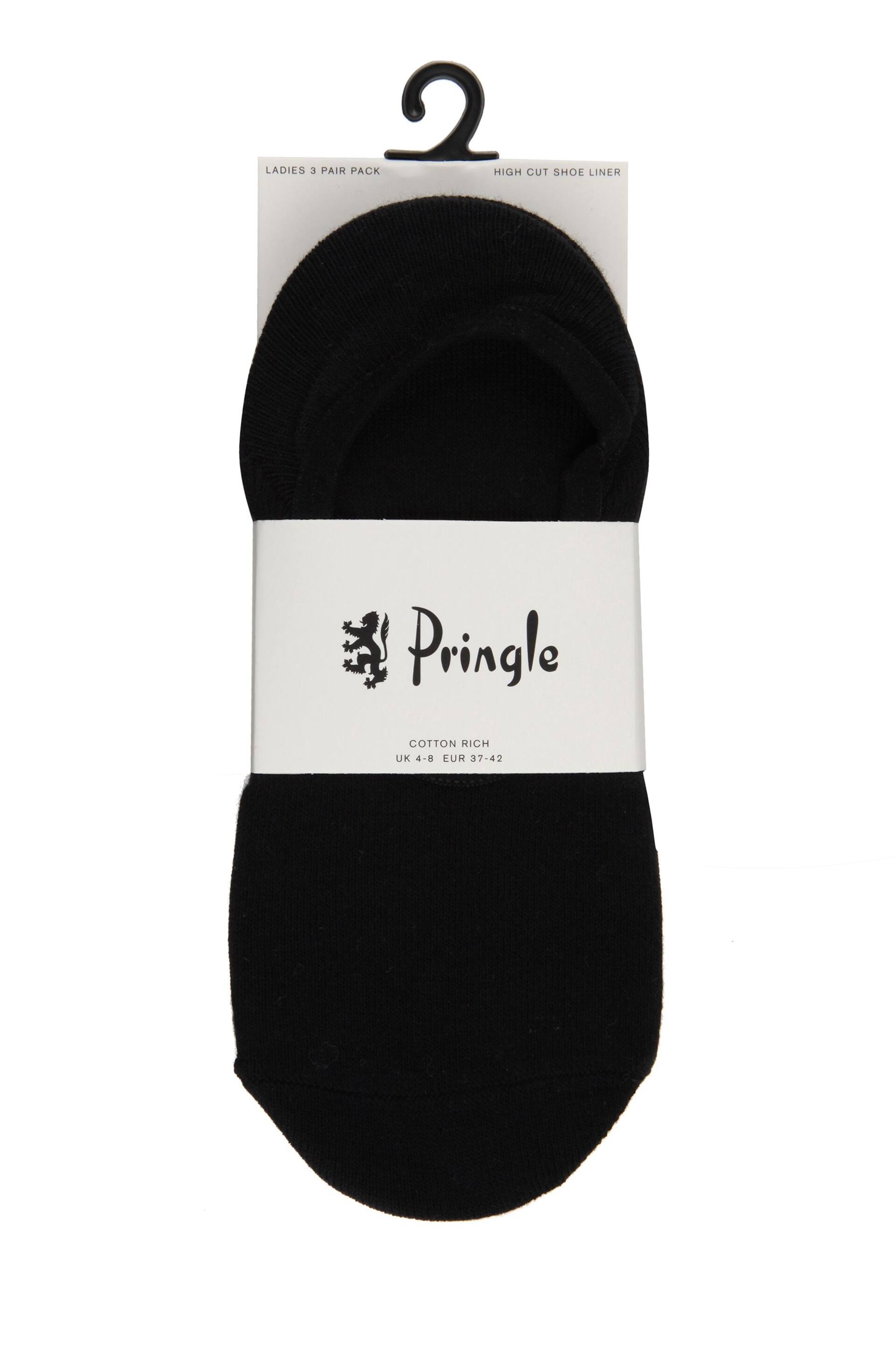 Pringle Black No Show Trainer Socks - Image 7 of 8