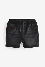 Black Jersey Denim Pull-On Shorts (3mths-7yrs) - Image 5 of 7