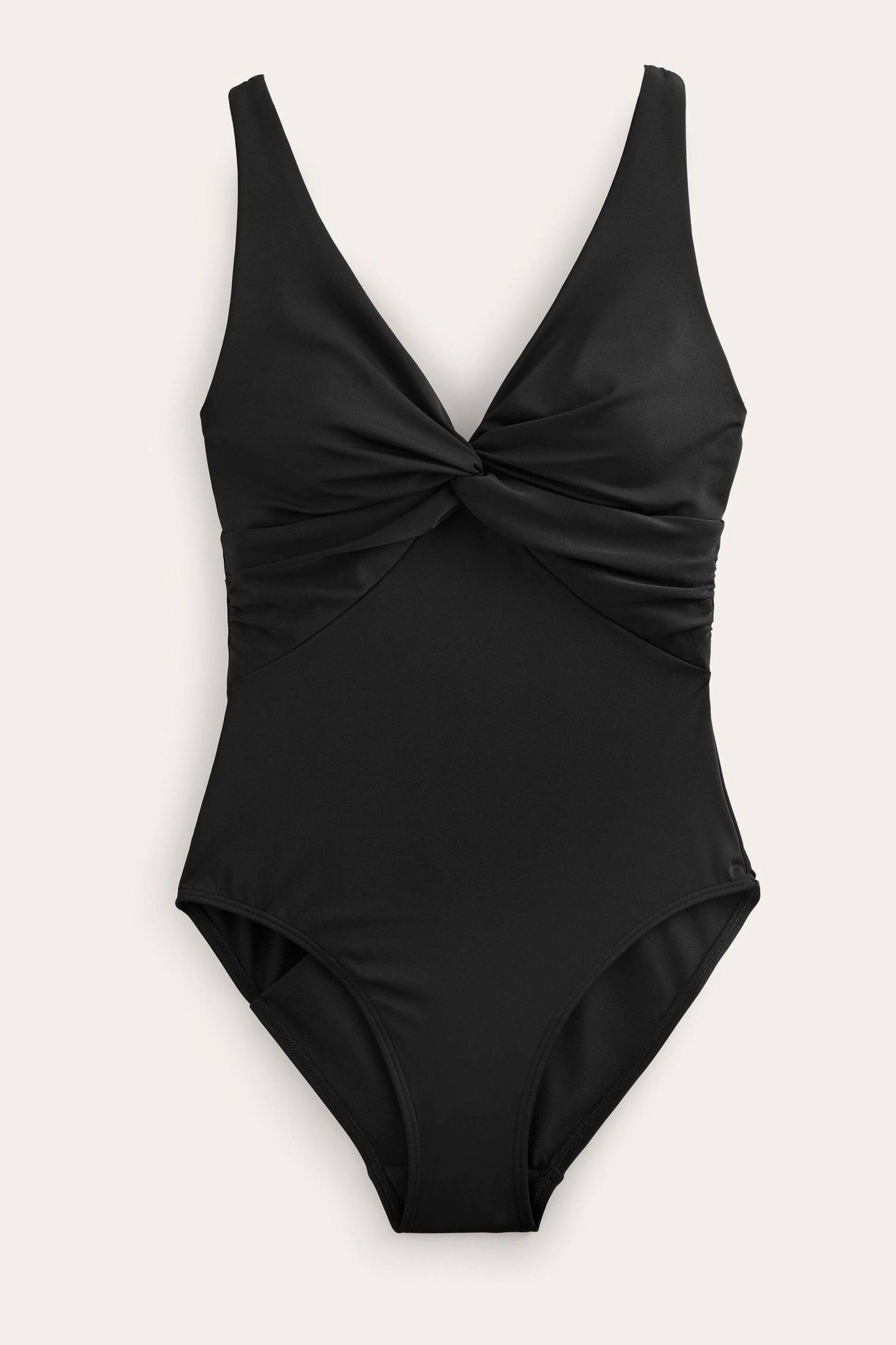Boden Black Chrome Twist Classic Swimsuit - Image 4 of 5