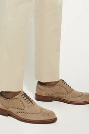 Dune London Brown Ground Solihull Oxford Brogues - Image 3 of 6