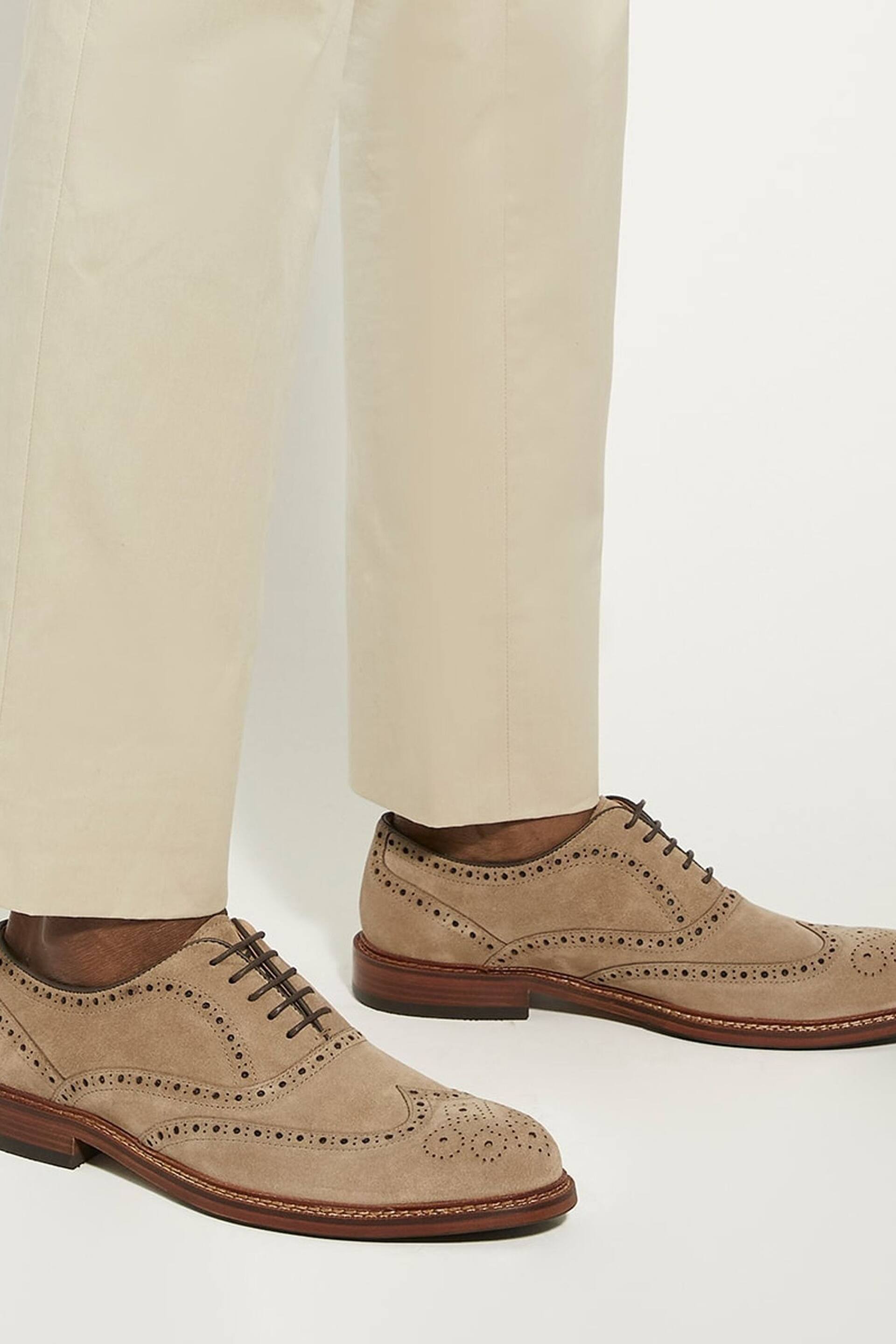 Dune London Brown Ground Solihull Oxford Brogues - Image 3 of 6
