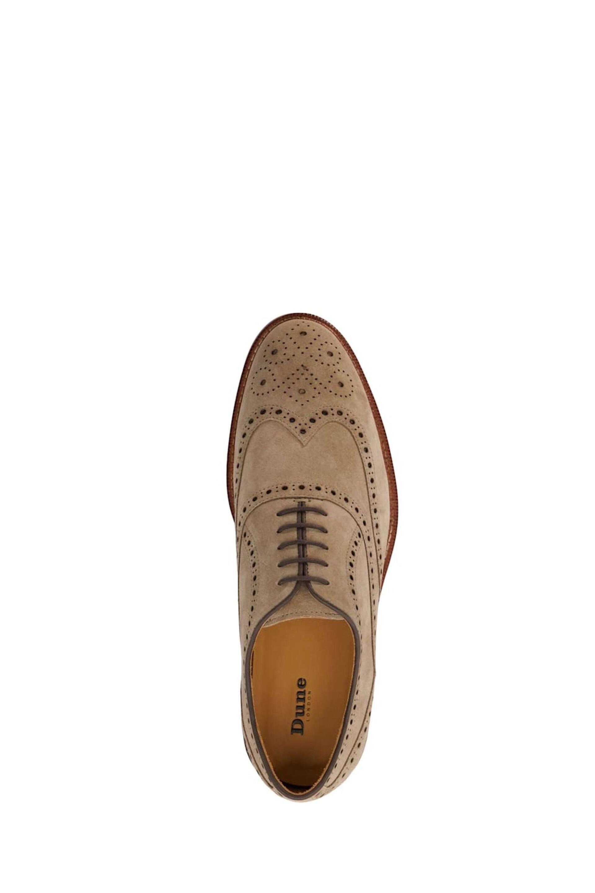 Dune London Brown Ground Solihull Oxford Brogues - Image 6 of 6
