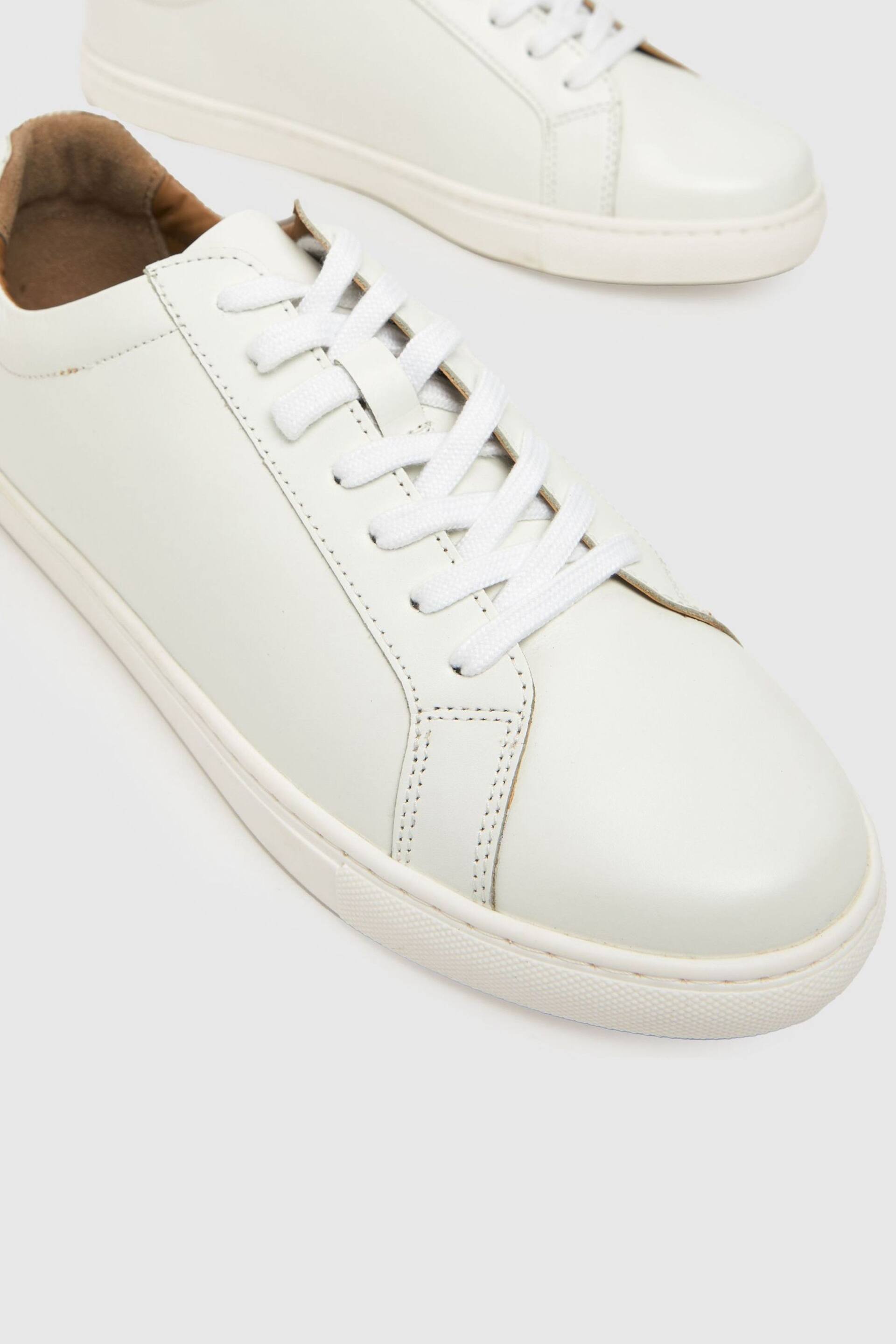 Schuh Wayne Leather Trainers - Image 3 of 4