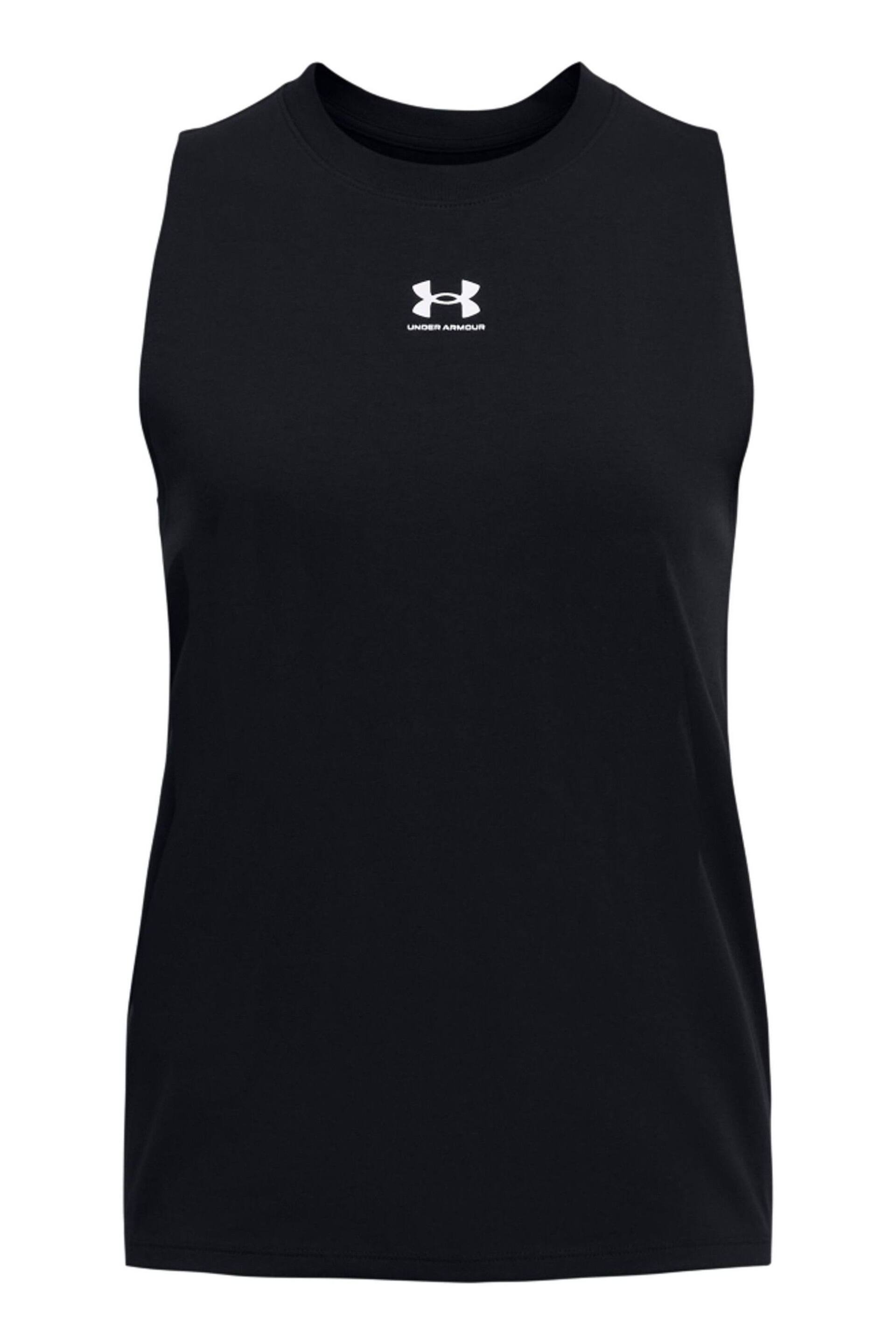 Under Armour Black Campus Muscle Vest - Image 5 of 6