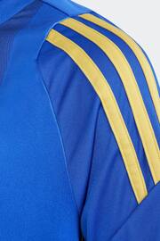adidas Blue/White Pitch 2 Street Messi Training Jersey T-Shirt - Image 3 of 5