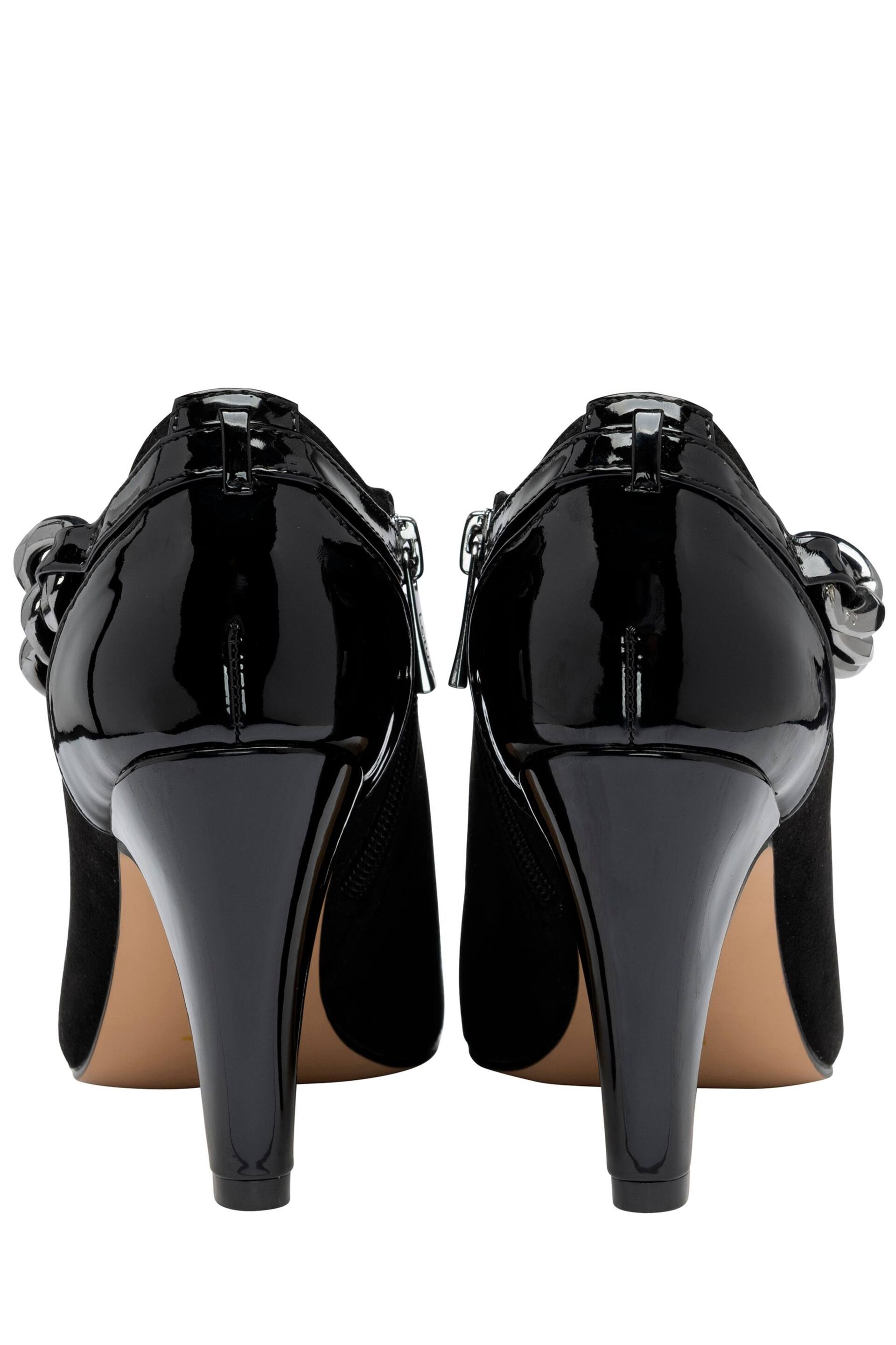 Lotus Black Heeled Shoe Boots - Image 3 of 4