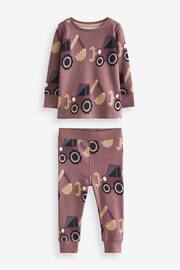 Chocolate Brown Oversized Pyjamas 3 Pack (9mths-8yrs) - Image 7 of 8