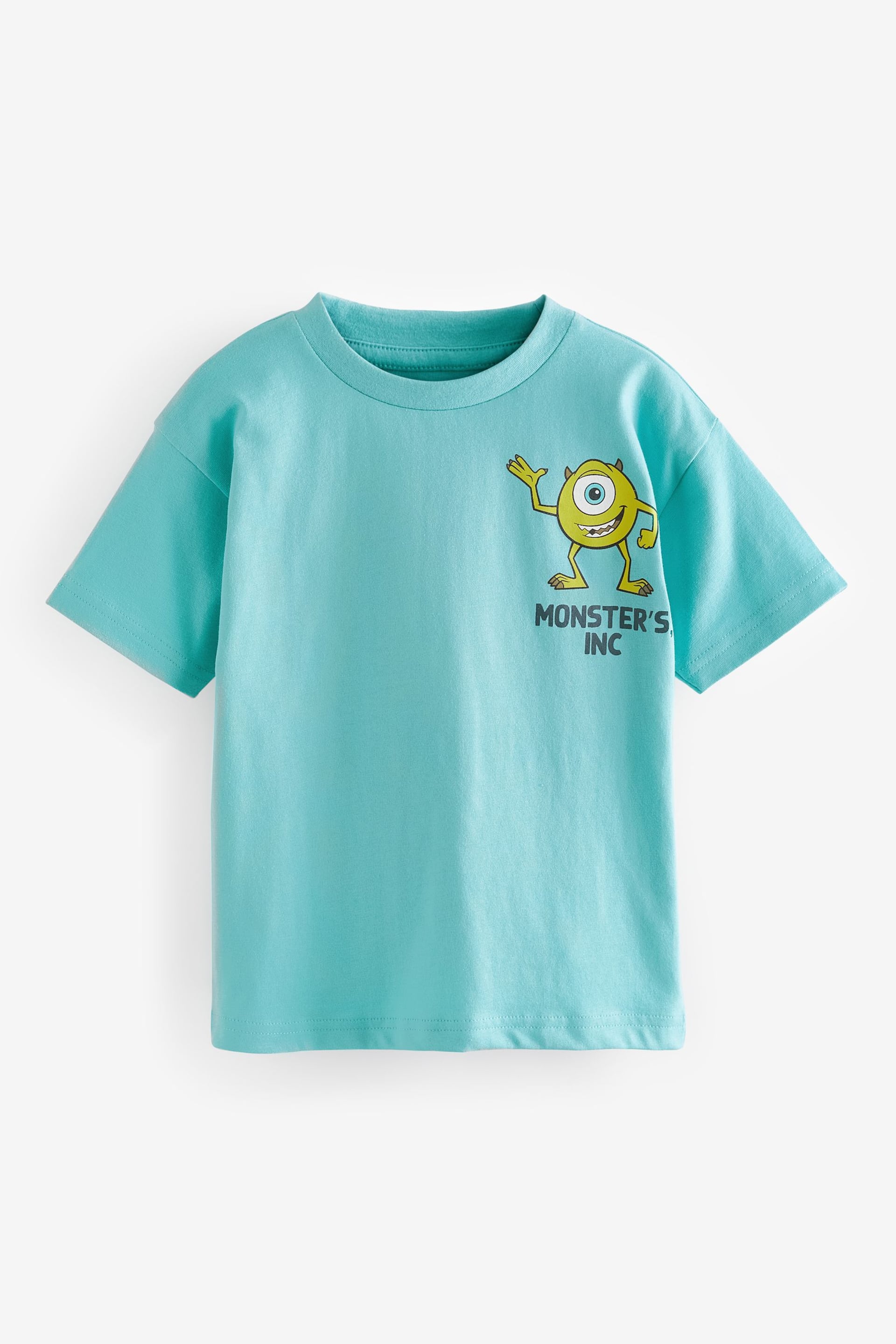 Blue Monsters Inc Short Sleeve T-Shirt (3mths-8yrs) - Image 1 of 3