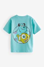 Blue Monsters Inc Short Sleeve T-Shirt (3mths-8yrs) - Image 2 of 3