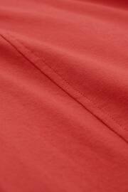 Celtic & Co. Red Organic Cotton Pleated Back Midi Dress - Image 3 of 3