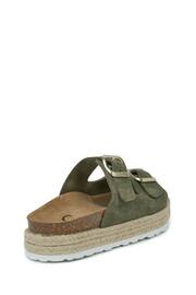Celtic & Co. Green Double Buckle Sandals - Image 3 of 6