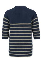 Celtic & Co. Blue Half Sleeve Knitted Jumper - Image 3 of 5