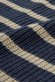 Celtic & Co. Blue Half Sleeve Knitted Jumper - Image 5 of 5