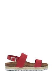 Celtic & Co. Red Multi Strap Sandals - Image 2 of 7