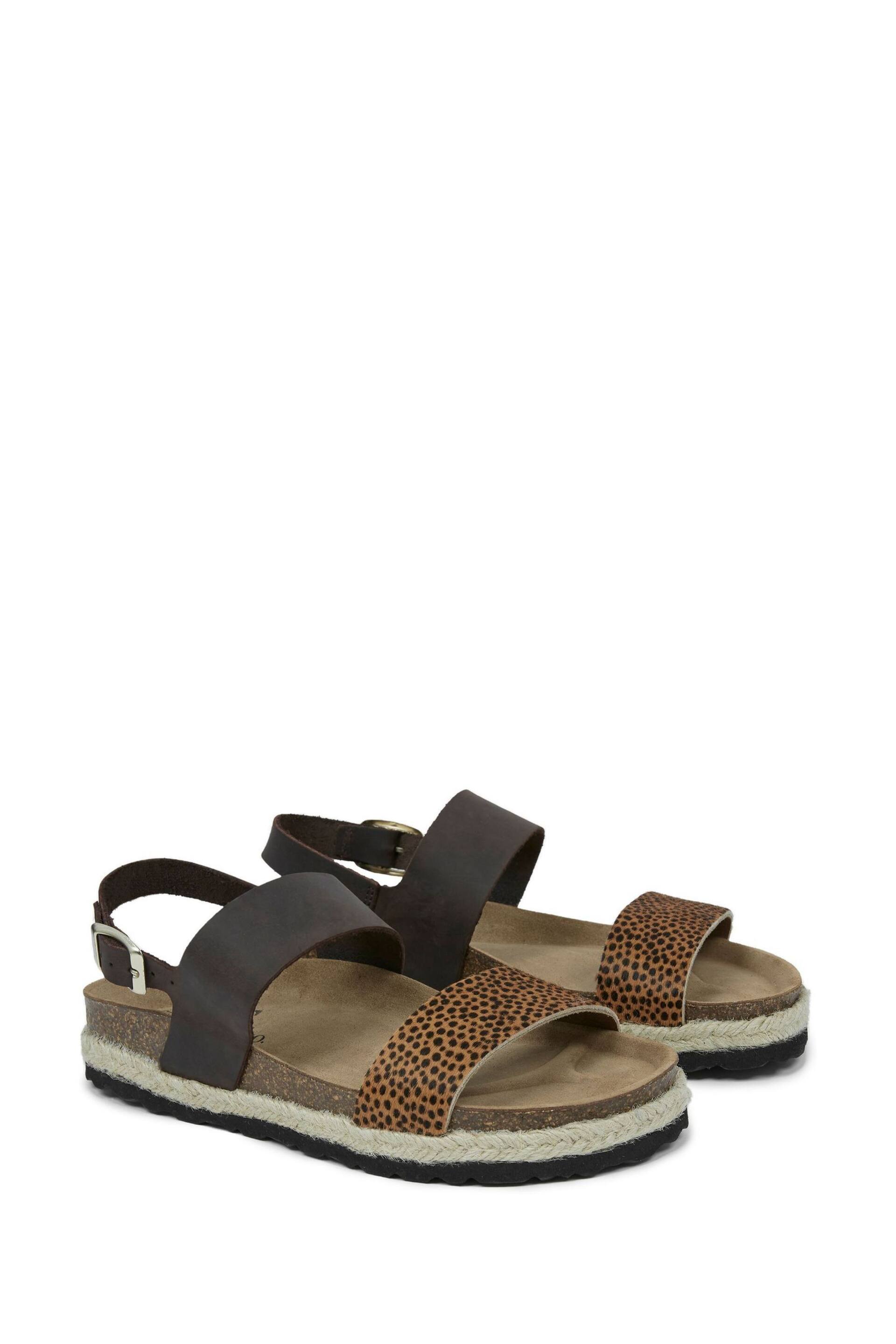 Celtic & Co. Brown Strap Sandals - Image 5 of 6