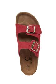 Celtic & Co. Red Double Buckle Sandals - Image 5 of 6