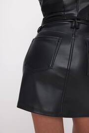 Good American Black Mini Skirt - Image 4 of 5