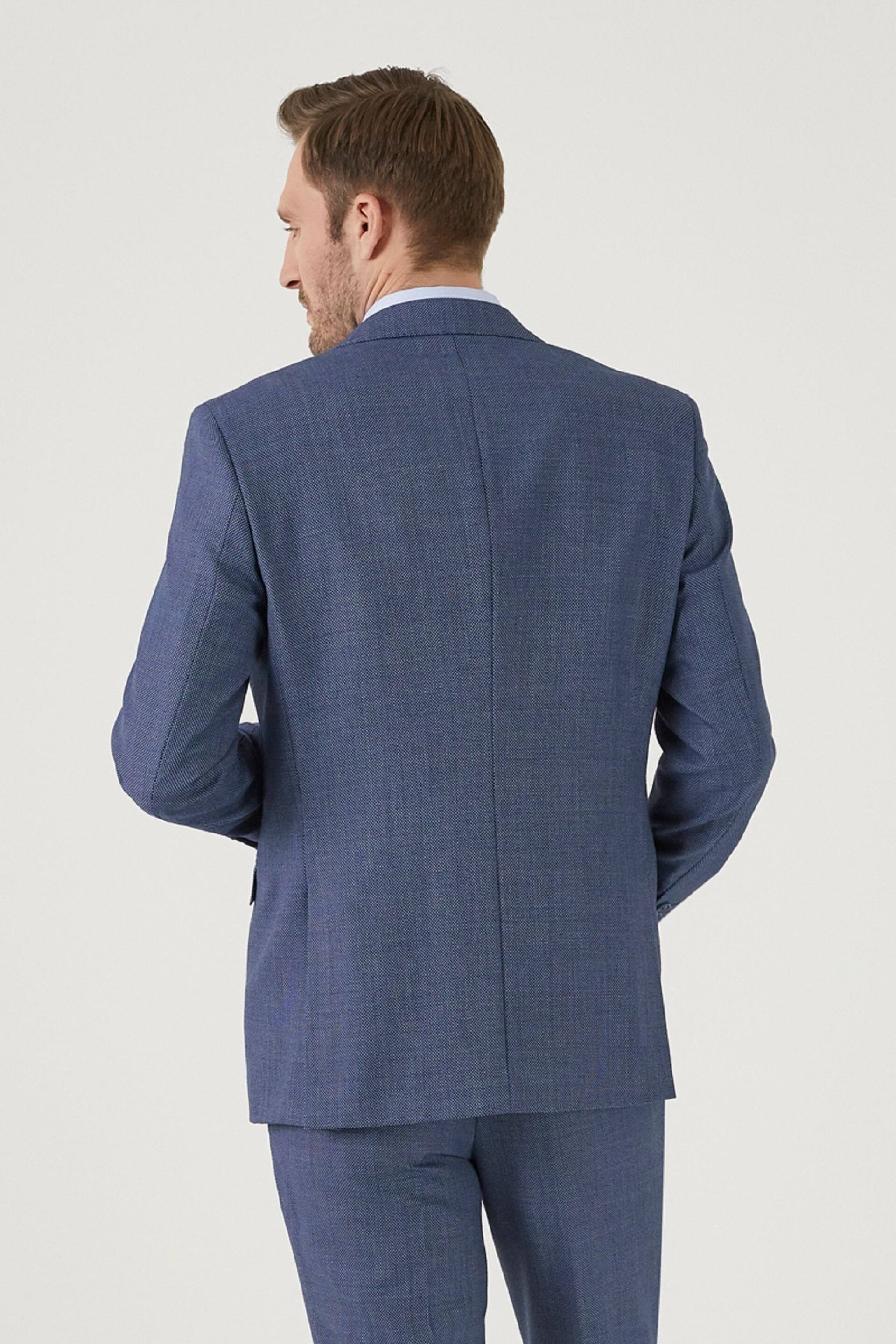 Skopes Watson Blue Tailored Fit Wool Blend Suit Jacket - Image 2 of 4