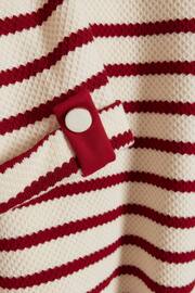 River Island Red Stripe Chuck On Sweat Top - Image 6 of 6