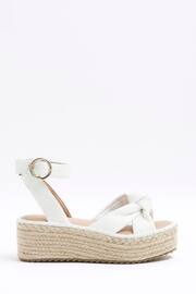 River Island White Espadrille Sandals - Image 1 of 5