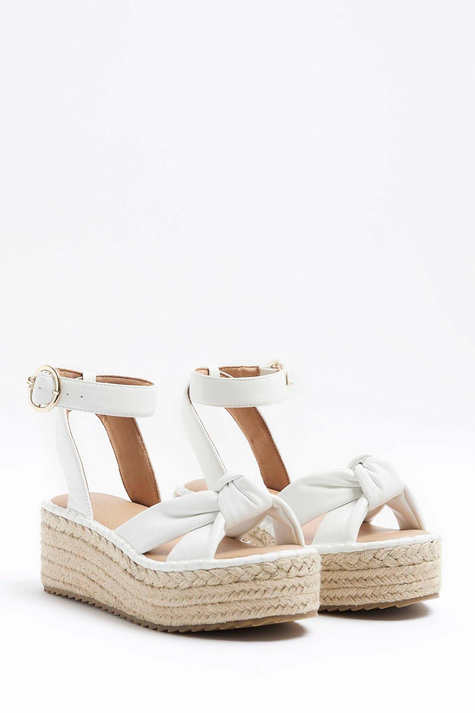 River Island White Espadrille Sandals - Image 2 of 5
