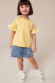 Yellow Frill Short Sleeve T-Shirt (3mths-7yrs) - Image 2 of 7