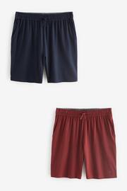 Navy Blue/Orange Modal Lightweight Shorts 2 Pack - Image 10 of 15