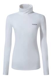 Tog 24 White Snowdon Thermal Zip Neck T-Shirt - Image 7 of 8