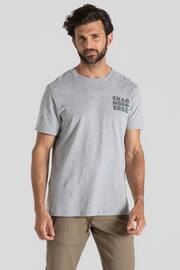 Craghoppers Grey Lucent Short Sleeve T-Shirt - Image 1 of 5