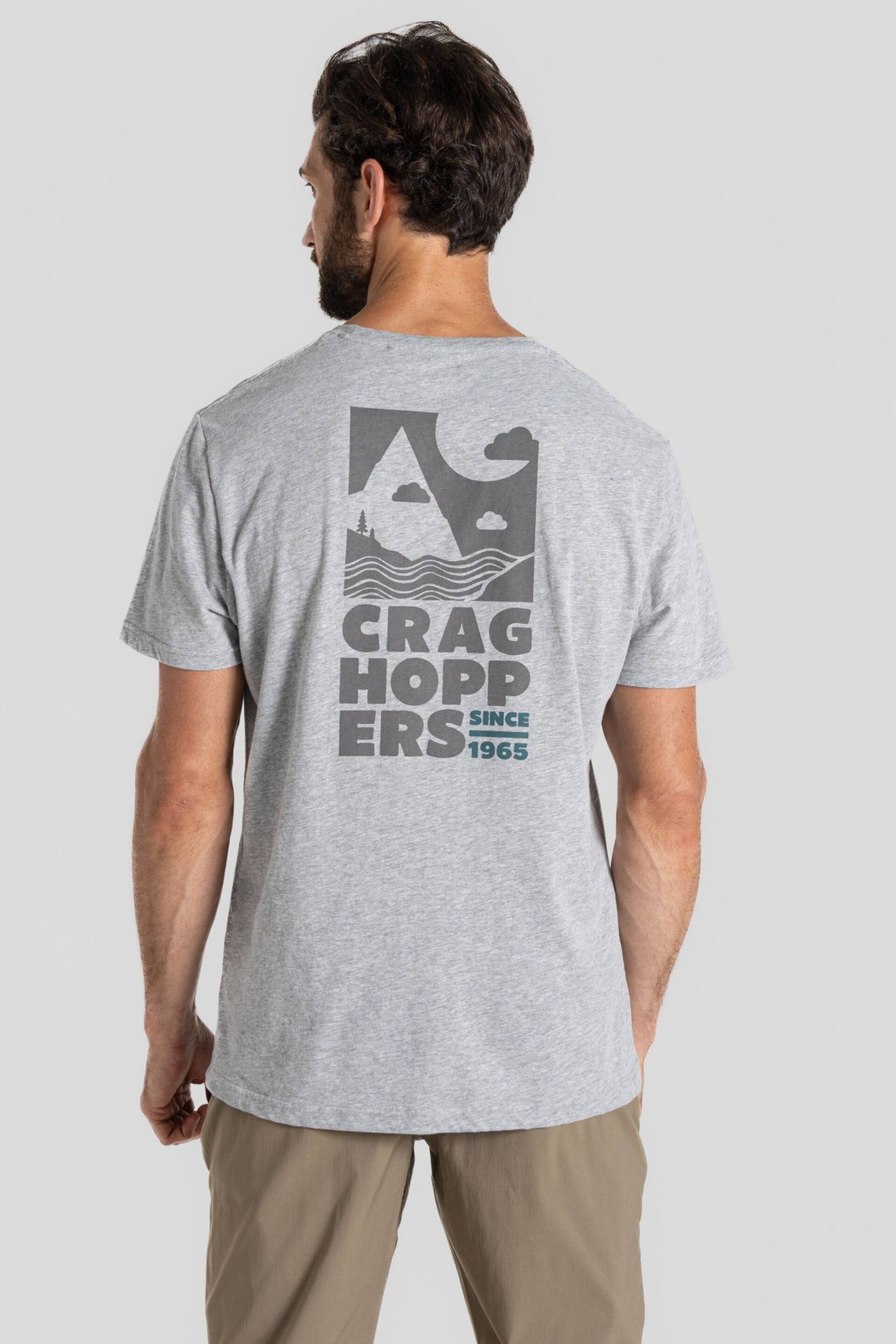 Craghoppers Grey Lucent Short Sleeve T-Shirt - Image 2 of 5