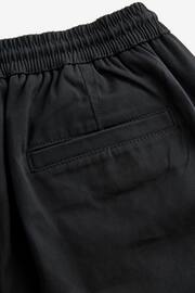 Black Smart Zip Pocket Cargo Shorts - Image 11 of 11