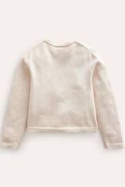 Boden Natural Pointelle Cotton Cardigan - Image 2 of 3