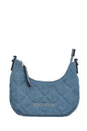 Valentino Bags Blue Ocarina Quilted Half Moon Crossbody Bag - Image 1 of 5