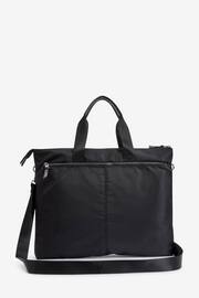 Black Laptop Tote Handbag - Image 1 of 9