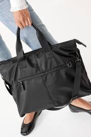 Black Laptop Tote Handbag - Image 7 of 9