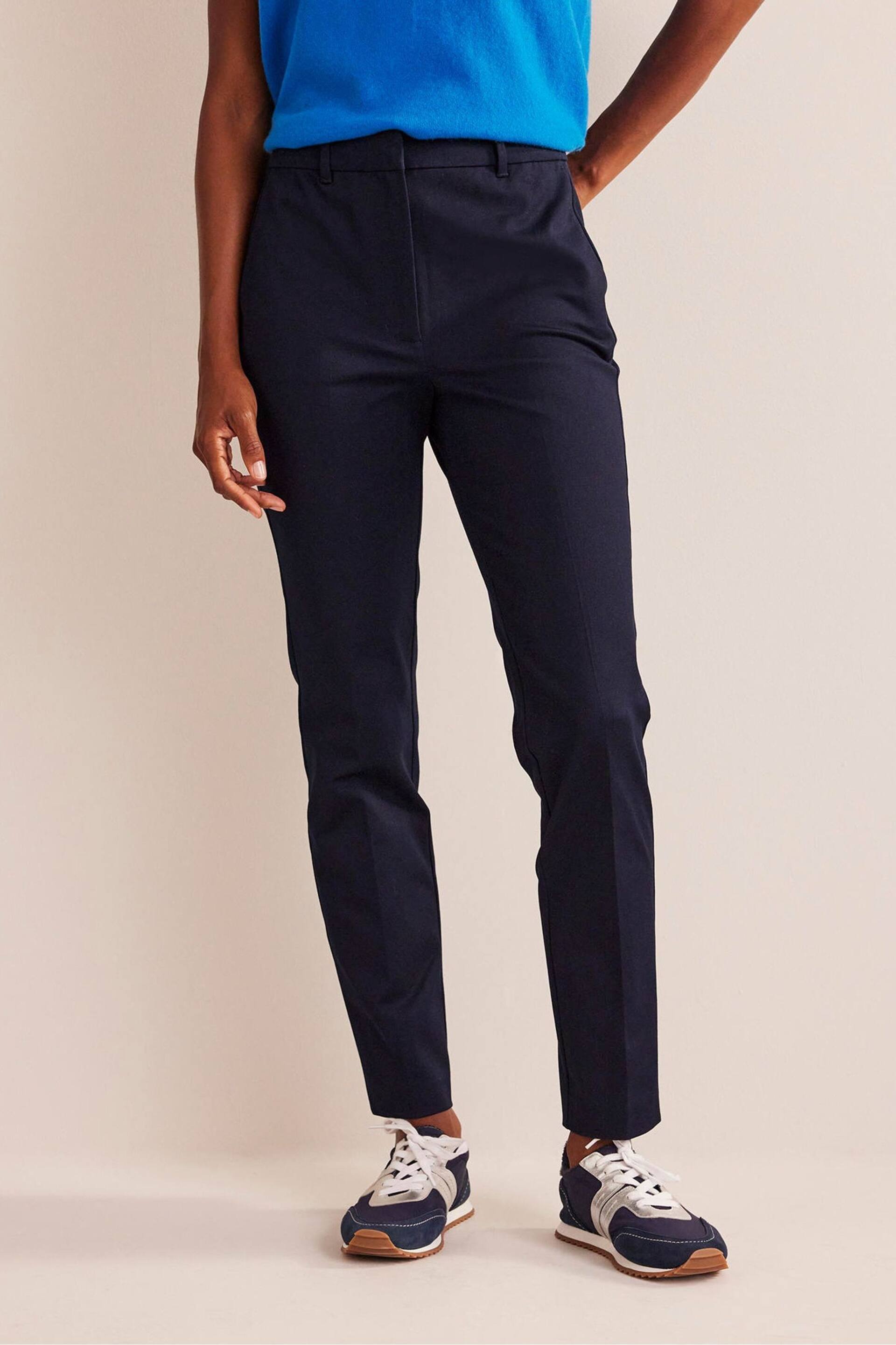 Boden Navy Highgate Bi-Stretch Trousers - Image 1 of 5