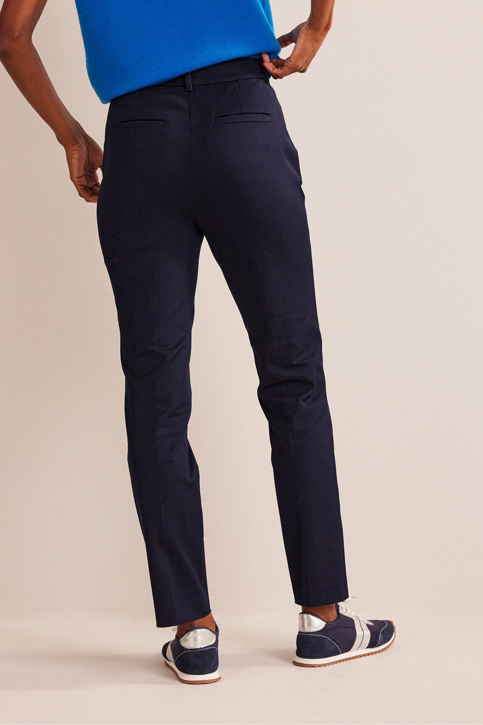 Boden Navy Highgate Bi-Stretch Trousers - Image 2 of 5