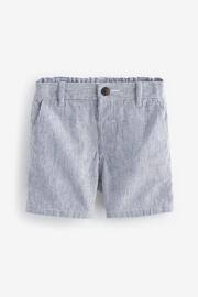 Ticking Stripe Linen Blend Chinos Shorts (3mths-7yrs) - Image 5 of 7