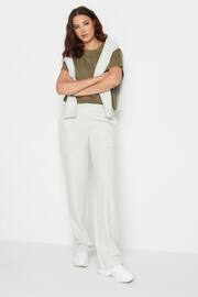 Long Tall Sally White Wide Leg Joggers - Image 2 of 4