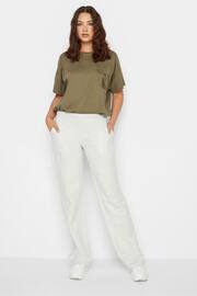 Long Tall Sally White Wide Leg Joggers - Image 3 of 4
