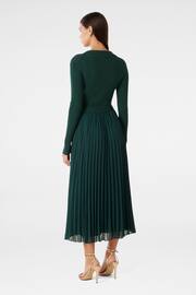 Forever New Green Posey Woven Mix Knit Dress - Image 2 of 4